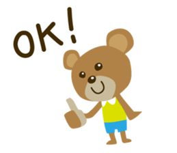 Bear of Billy and Benny sticker #4942926