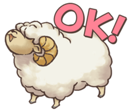 Rakuen Seikatsu Hitsujimura Sticker sticker #4943206