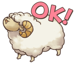 Rakuen Seikatsu Hitsujimura Sticker sticker #4943206