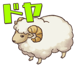 Rakuen Seikatsu Hitsujimura Sticker sticker #4943209