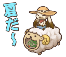 Rakuen Seikatsu Hitsujimura Sticker sticker #4943218