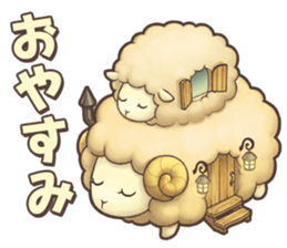 Rakuen Seikatsu Hitsujimura Sticker sticker #4943223