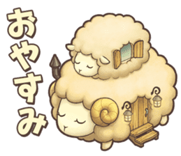 Rakuen Seikatsu Hitsujimura Sticker sticker #4943223