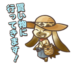 Rakuen Seikatsu Hitsujimura Sticker sticker #4943237