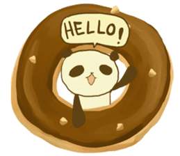 Panda That Lives on Sweets sticker #4943367
