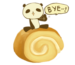 Panda That Lives on Sweets sticker #4943368