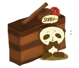 Panda That Lives on Sweets sticker #4943370