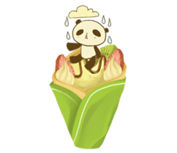 Panda That Lives on Sweets sticker #4943372