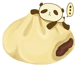 Panda That Lives on Sweets sticker #4943373