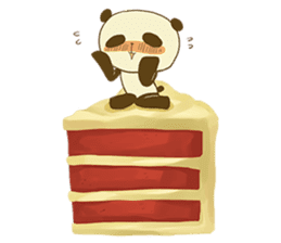 Panda That Lives on Sweets sticker #4943377