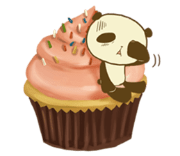 Panda That Lives on Sweets sticker #4943379