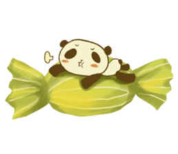 Panda That Lives on Sweets sticker #4943380