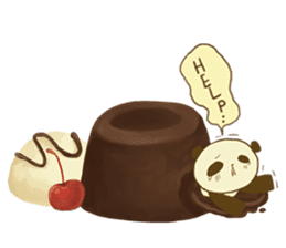 Panda That Lives on Sweets sticker #4943383