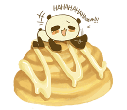 Panda That Lives on Sweets sticker #4943384