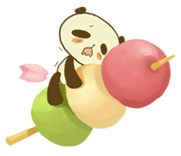 Panda That Lives on Sweets sticker #4943386