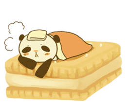 Panda That Lives on Sweets sticker #4943387