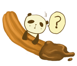 Panda That Lives on Sweets sticker #4943389