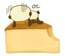 Panda That Lives on Sweets sticker #4943390
