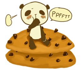 Panda That Lives on Sweets sticker #4943392