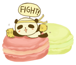 Panda That Lives on Sweets sticker #4943396