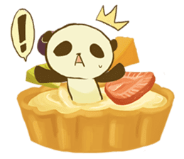 Panda That Lives on Sweets sticker #4943397