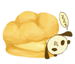 Panda That Lives on Sweets sticker #4943401