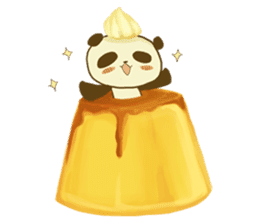 Panda That Lives on Sweets sticker #4943402