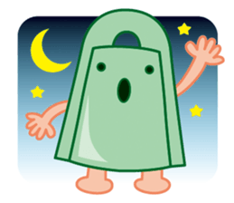 Bronze bell of Izumo local accent sticker #4943928