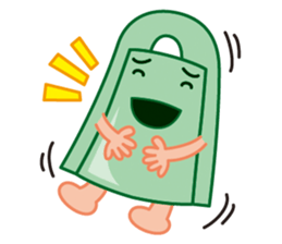 Bronze bell of Izumo local accent sticker #4943937