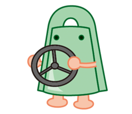 Bronze bell of Izumo local accent sticker #4943962