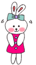 cheek pink rabbit sticker #4944019