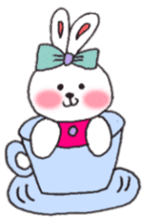 cheek pink rabbit sticker #4944023