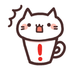 Cat in the cup sticker #4944049