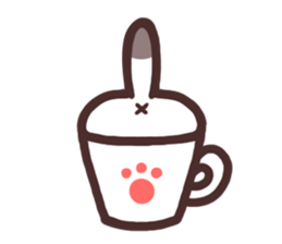 Cat in the cup sticker #4944054