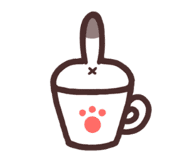 Cat in the cup sticker #4944054