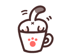 Cat in the cup sticker #4944055