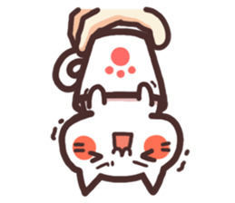 Cat in the cup sticker #4944083