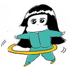 Michika Hamamura's Freedom Girl Sticker