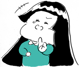 Michika Hamamura's Freedom Girl Sticker sticker #4944087