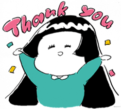 Michika Hamamura's Freedom Girl Sticker sticker #4944090