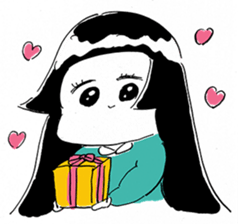 Michika Hamamura's Freedom Girl Sticker sticker #4944091