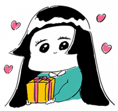 Michika Hamamura's Freedom Girl Sticker sticker #4944091