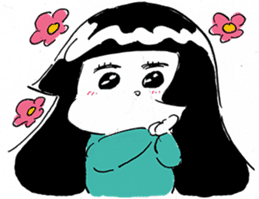 Michika Hamamura's Freedom Girl Sticker sticker #4944092