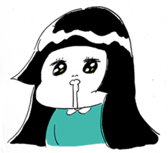 Michika Hamamura's Freedom Girl Sticker sticker #4944093