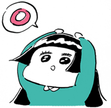 Michika Hamamura's Freedom Girl Sticker sticker #4944094