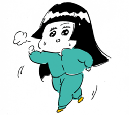 Michika Hamamura's Freedom Girl Sticker sticker #4944102