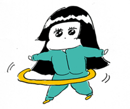 Michika Hamamura's Freedom Girl Sticker sticker #4944103