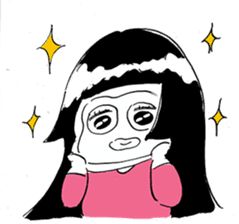 Michika Hamamura's Freedom Girl Sticker sticker #4944104