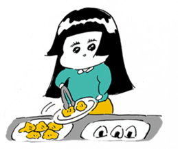 Michika Hamamura's Freedom Girl Sticker sticker #4944105