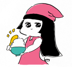 Michika Hamamura's Freedom Girl Sticker sticker #4944107